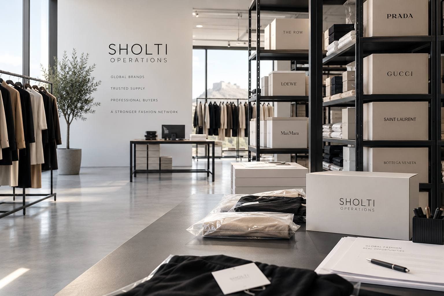 Premium fashion supply and operations environment